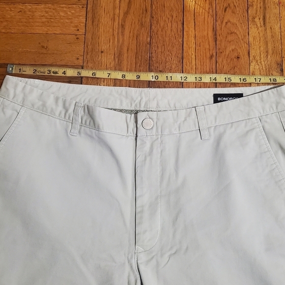 Bonobos Mens Chino Pants Lt Gray Size W38 L30 Cotton - Picture 8 of 9